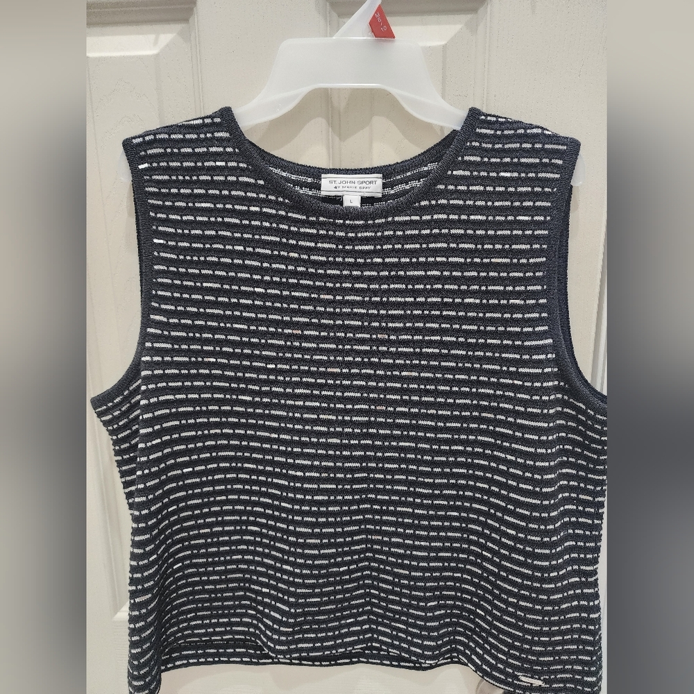 St. John Sport‎ by Marie Gray, size L, knit, black